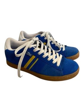 DVS Daewon Womens Blue 2 Stripe Skateboarding Sneakers Shoes